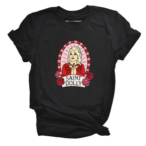 Saint Dolly T-Shirt-Feminist Apparel, Feminist Clothing, Feminist T Shirt, BC3001-The Spark Company