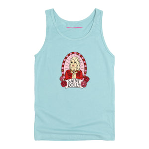 Saint Dolly Tank Top-Feminist Apparel, Feminist Clothing, Feminist Tank, 03980-The Spark Company
