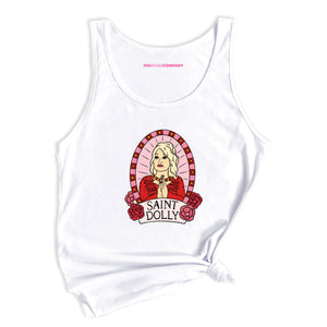 Saint Dolly Tank Top-Feminist Apparel, Feminist Clothing, Feminist Tank, 03980-The Spark Company