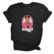 Load image into Gallery viewer, Saint Frida T-Shirt-Feminist Apparel, Feminist Clothing, Feminist T Shirt, BC3001-The Spark Company