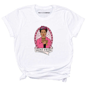 Saint Frida T-Shirt-Feminist Apparel, Feminist Clothing, Feminist T Shirt, BC3001-The Spark Company