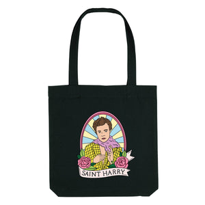 Saint Harry Strong As Hell Tote Bag-Feminist Apparel, Feminist Gift, Feminist Tote Bag-The Spark Company