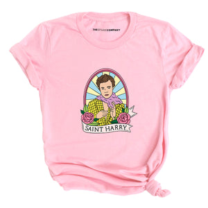 Saint Harry T-Shirt-Feminist Apparel, Feminist Clothing, Feminist T Shirt, BC3001-The Spark Company