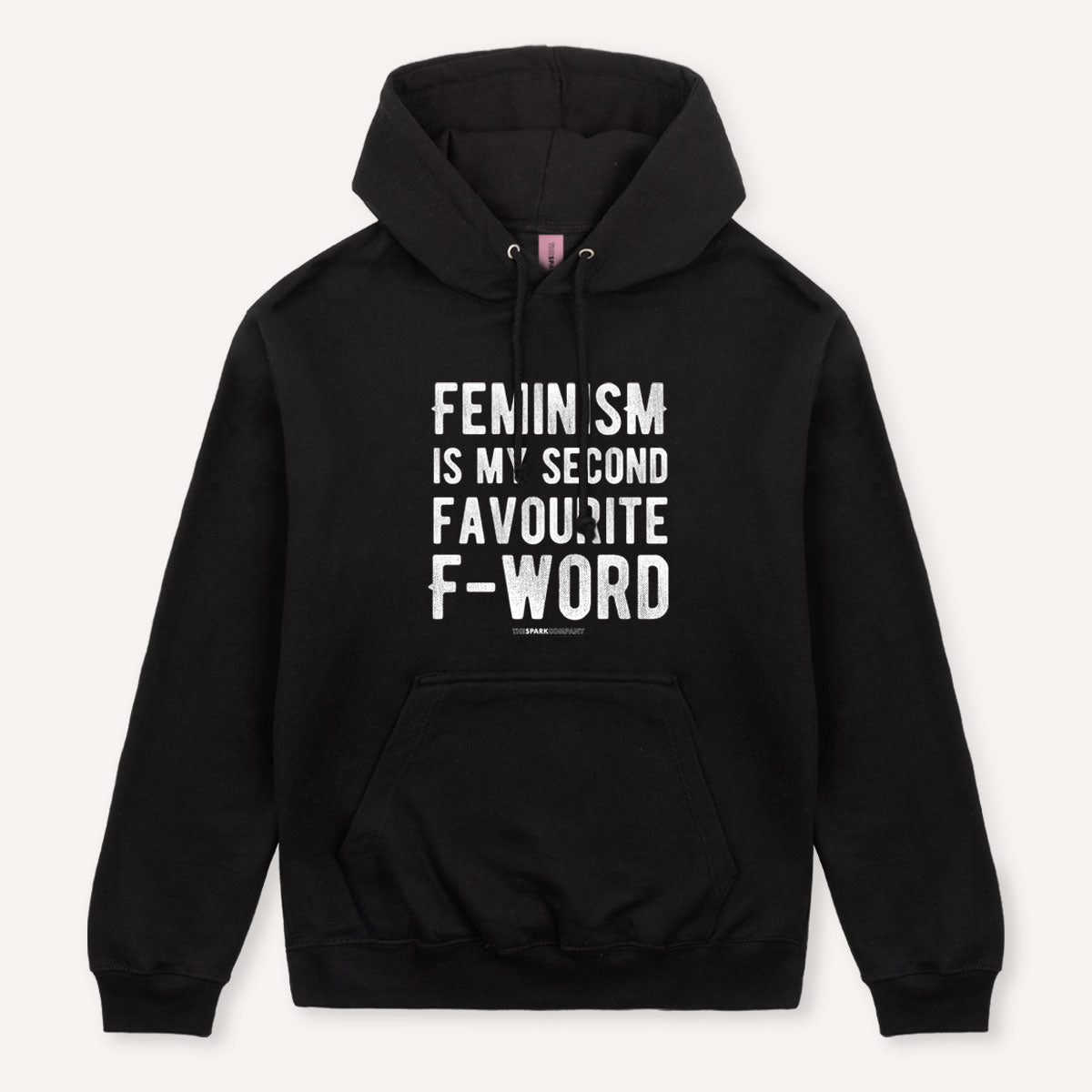 Second Favourite F-Word Hoodie-Feminist Apparel, Feminist Clothing, Feminist Hoodie, JH001-The Spark Company