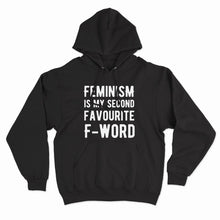 Load image into Gallery viewer, Second Favourite F-Word Hoodie-Feminist Apparel, Feminist Clothing, Feminist Hoodie, JH001-The Spark Company