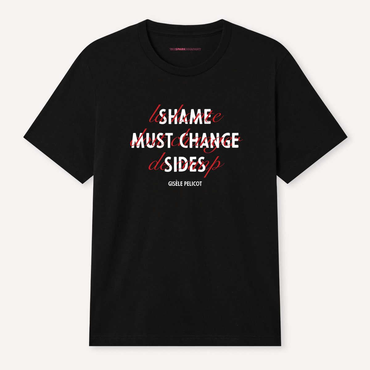 Shame Must Change Sides T-Shirt-Feminist Apparel, Feminist Clothing, Feminist T Shirt, BC3001-The Spark Company