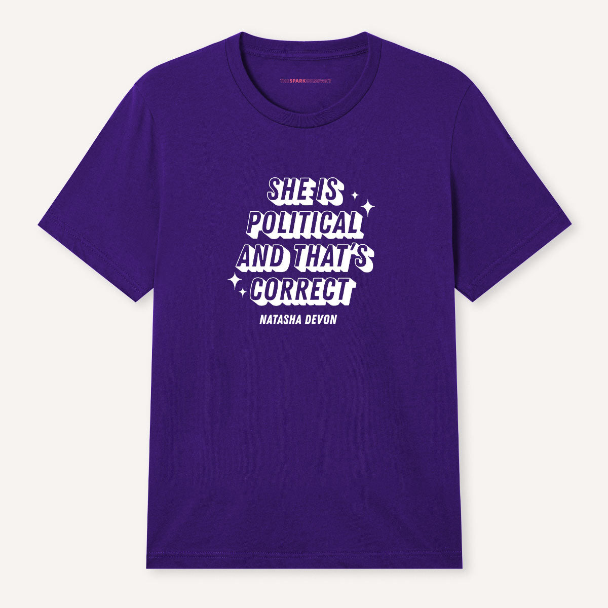 She Is Political T-Shirt-Feminist Apparel, Feminist Clothing, Feminist T Shirt, BC3001-The Spark Company