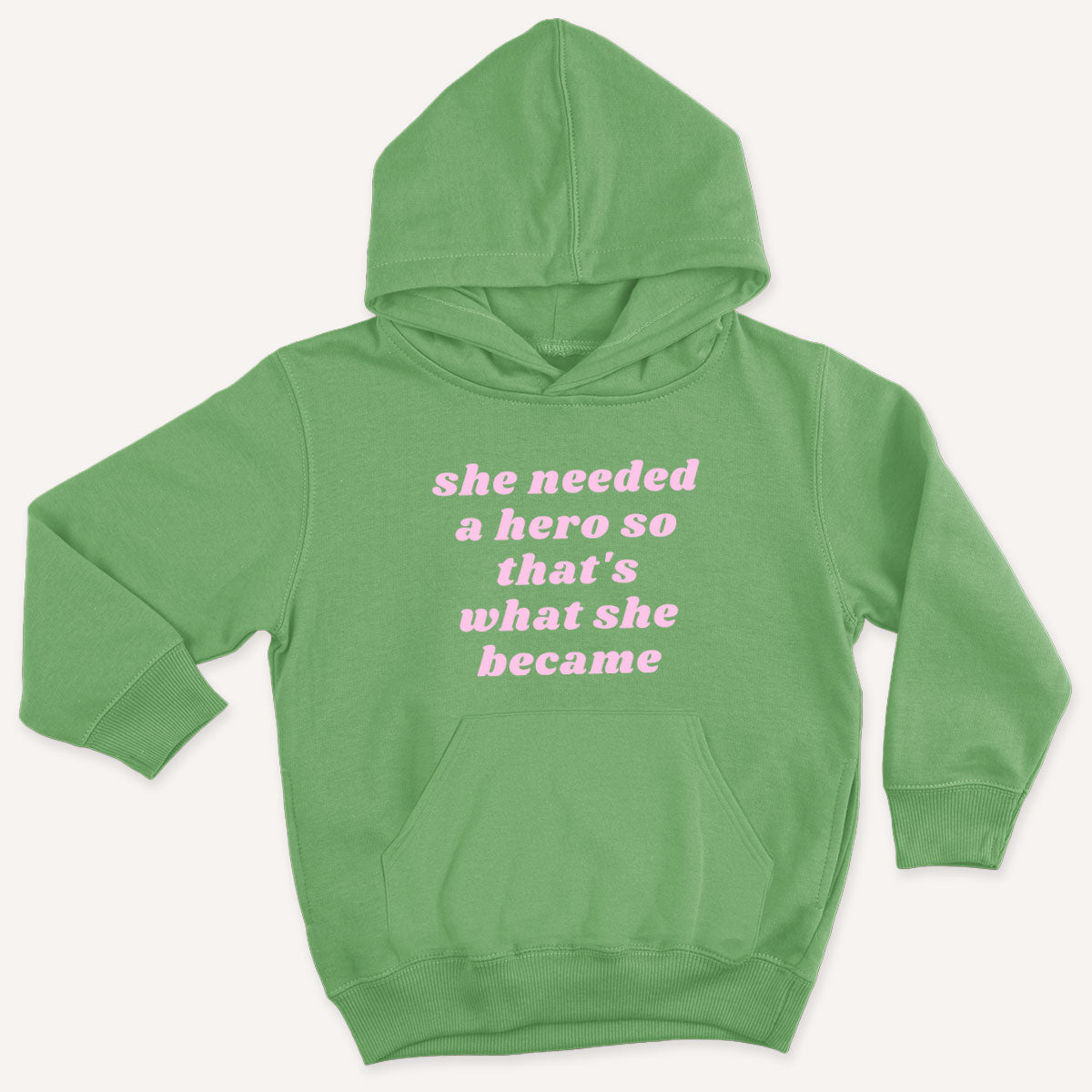 She Needed A Hero Kids Hoodie-Feminist Apparel, Feminist Clothing, Feminist Kids Hoodie, JH001J-The Spark Company