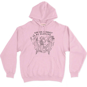 Sirens Cannot Be Silenced Hoodie-Feminist Apparel, Feminist Clothing, Feminist Hoodie, JH001-The Spark Company