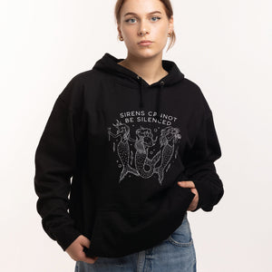 Sirens Cannot Be Silenced Hoodie-Feminist Apparel, Feminist Clothing, Feminist Hoodie, JH001-The Spark Company