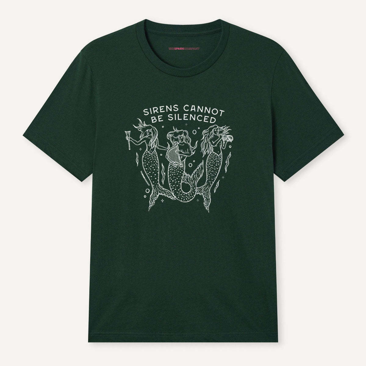 Sirens Cannot Be Silenced T-Shirt-Feminist Apparel, Feminist Clothing, Feminist T Shirt, BC3001-The Spark Company