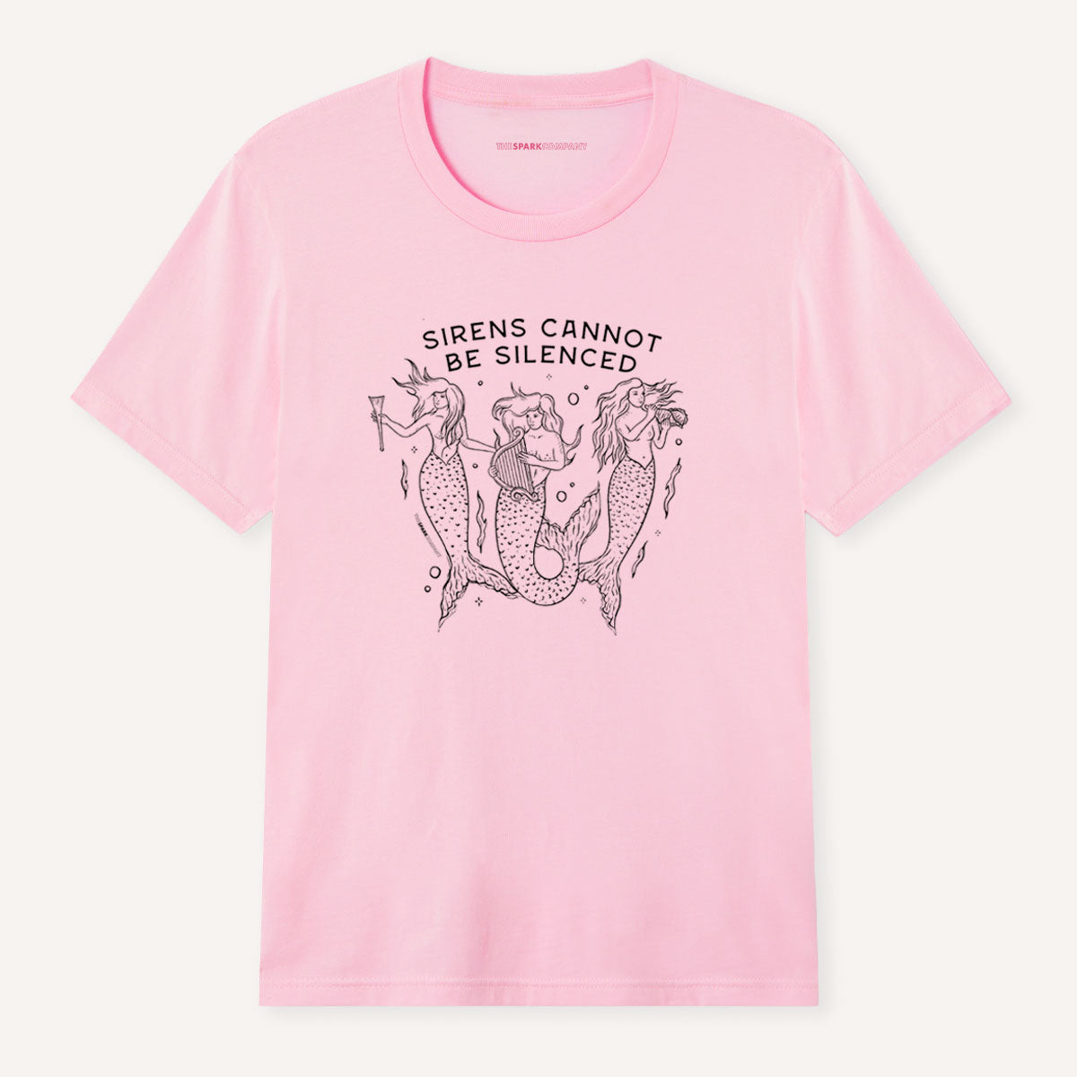 Sirens Cannot Be Silenced T-Shirt-Feminist Apparel, Feminist Clothing, Feminist T Shirt, BC3001-The Spark Company