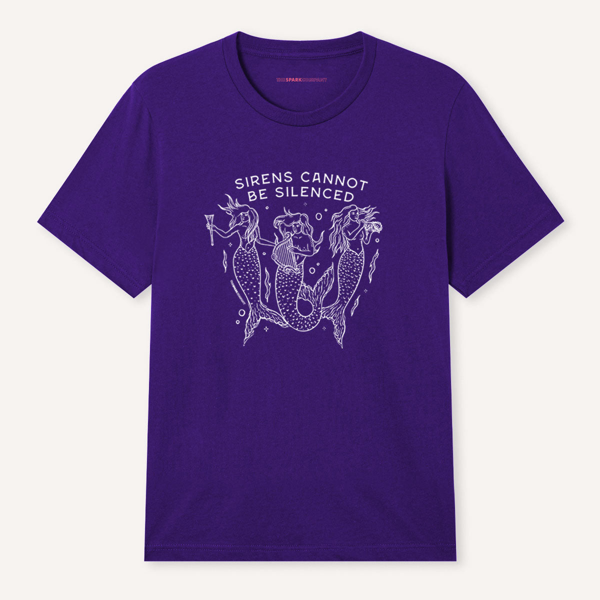 Sirens Cannot Be Silenced T-Shirt-Feminist Apparel, Feminist Clothing, Feminist T Shirt, BC3001-The Spark Company