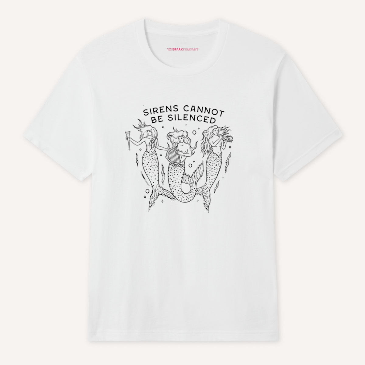Sirens Cannot Be Silenced T-Shirt-Feminist Apparel, Feminist Clothing, Feminist T Shirt, BC3001-The Spark Company