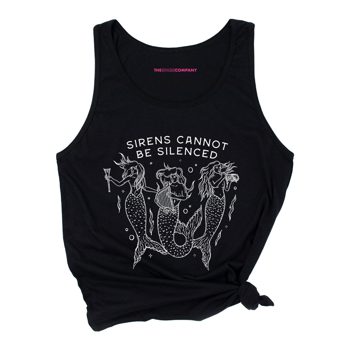 Sirens Cannot Be Silenced Tank Top-Feminist Apparel, Feminist Clothing, Feminist Tank, 03980-The Spark Company