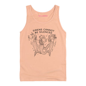 Sirens Cannot Be Silenced Tank Top-Feminist Apparel, Feminist Clothing, Feminist Tank, 03980-The Spark Company