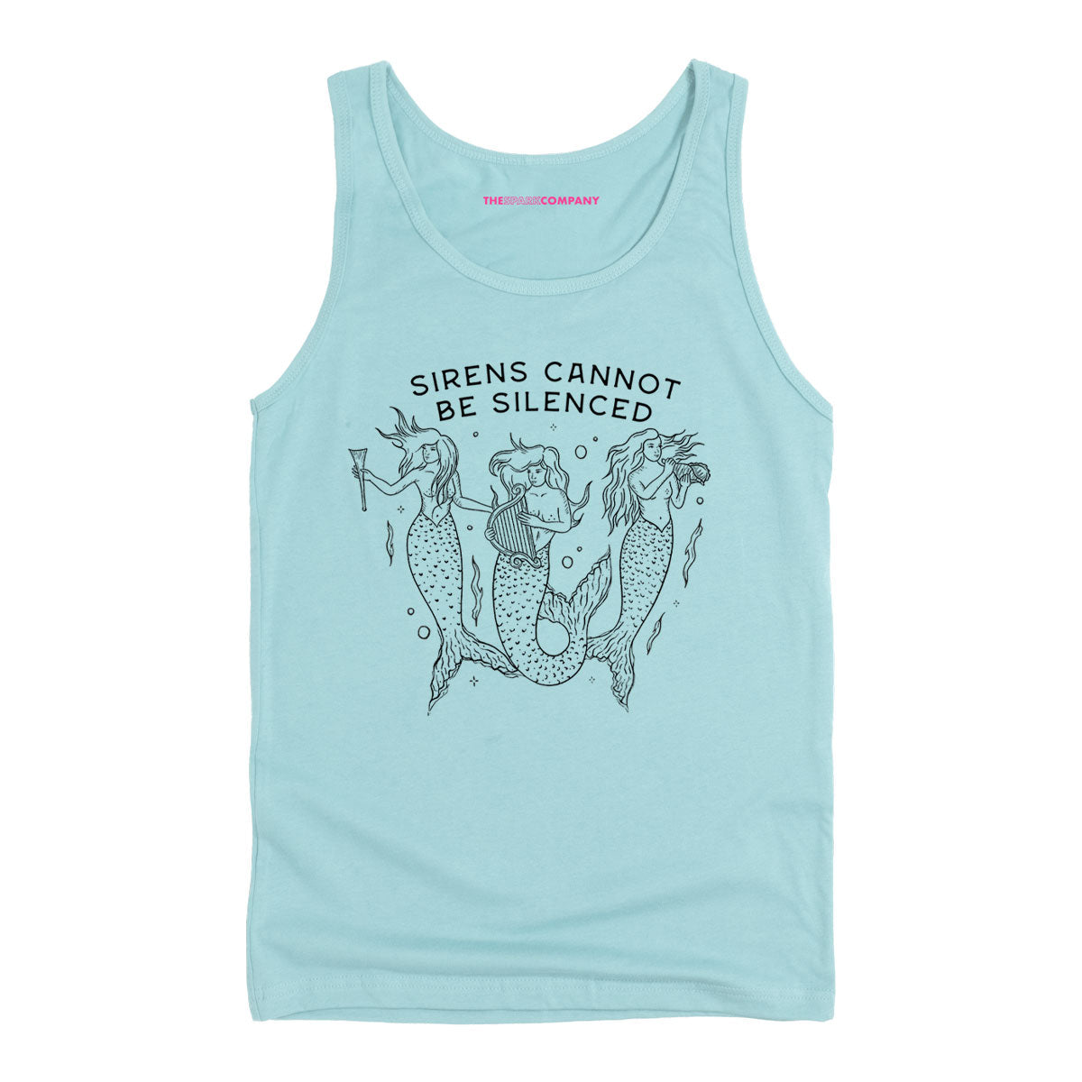 Sirens Cannot Be Silenced Tank Top-Feminist Apparel, Feminist Clothing, Feminist Tank, 03980-The Spark Company