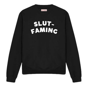Slut-Faming Sweatshirt-Feminist Apparel, Feminist Clothing, Feminist Sweatshirt, JH030-The Spark Company