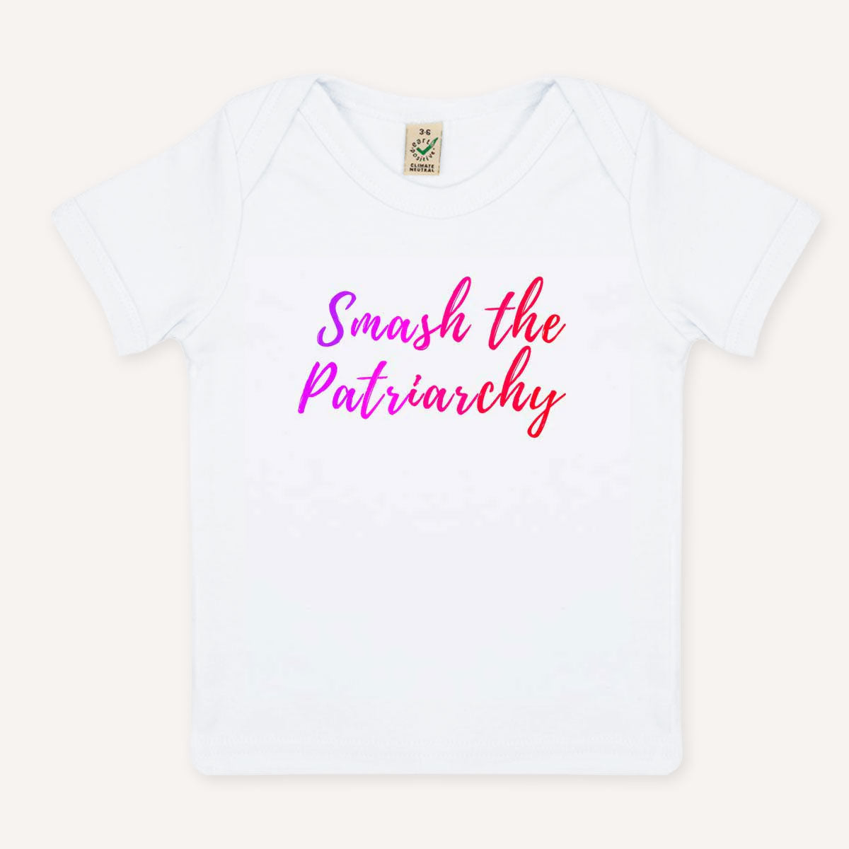 Smash The Patriarchy Baby T-Shirt-Feminist Apparel, Feminist Clothing, Feminist Baby T Shirt, EPB01-The Spark Company