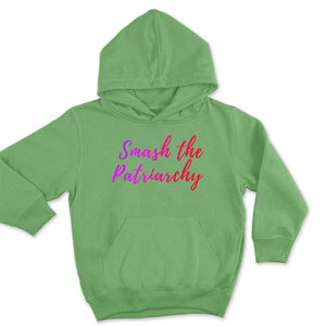 Smash The Patriarchy Kids Hoodie-Feminist Apparel, Feminist Clothing, Feminist Kids Hoodie, JH001J-The Spark Company