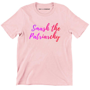 Smash The Patriarchy Kids T-Shirt-Feminist Apparel, Feminist Clothing, Feminist Kids T Shirt, MiniCreator-The Spark Company