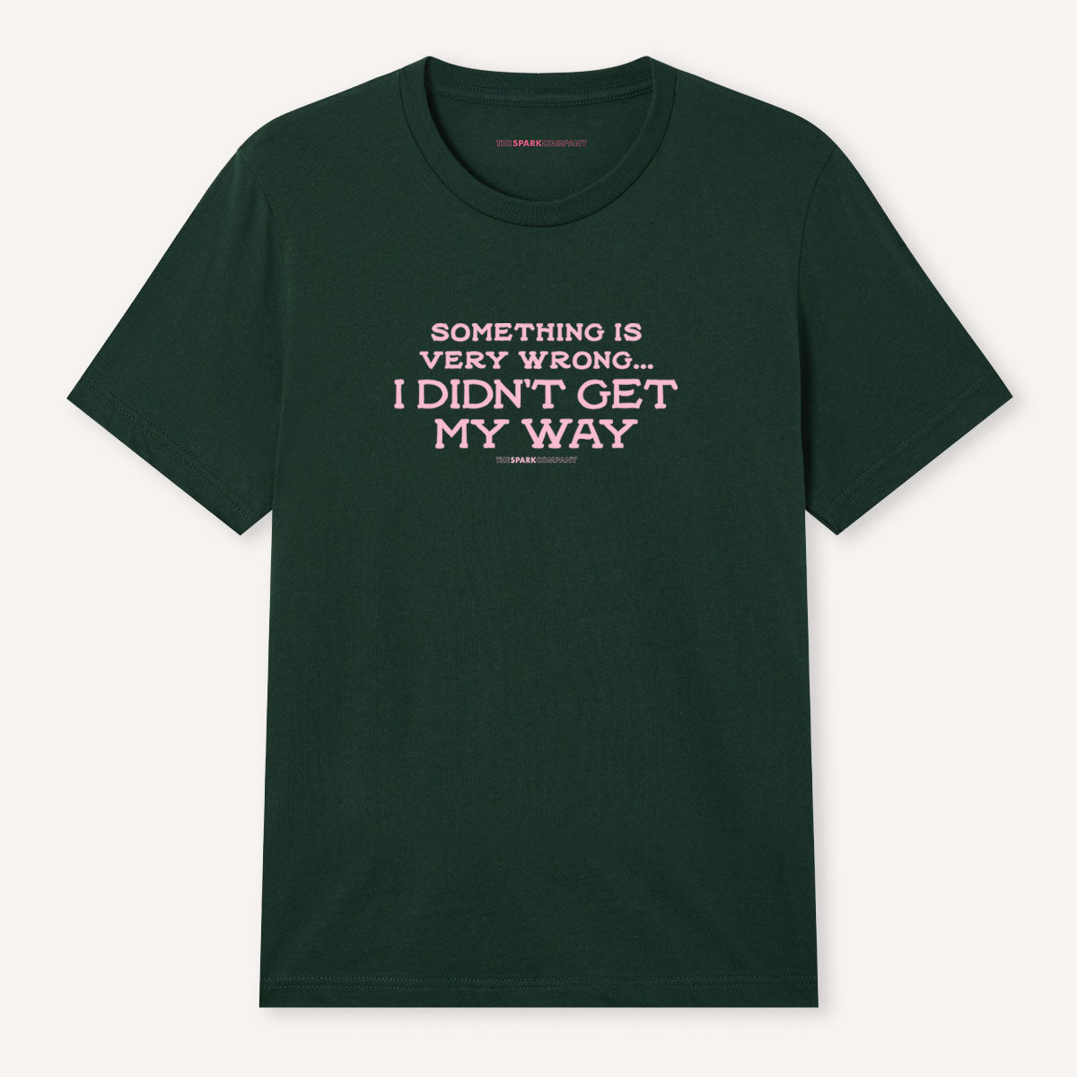 Something Is Very Wrong... I Didn't Get My Way T-Shirt-Feminist Apparel, Feminist Clothing, Feminist T Shirt, BC3001-The Spark Company