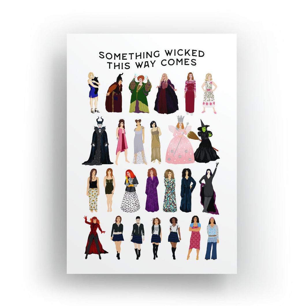 Something Wicked This Way Comes Art Print-Feminist Apparel, Feminist Gift, Feminist Art Print-The Spark Company