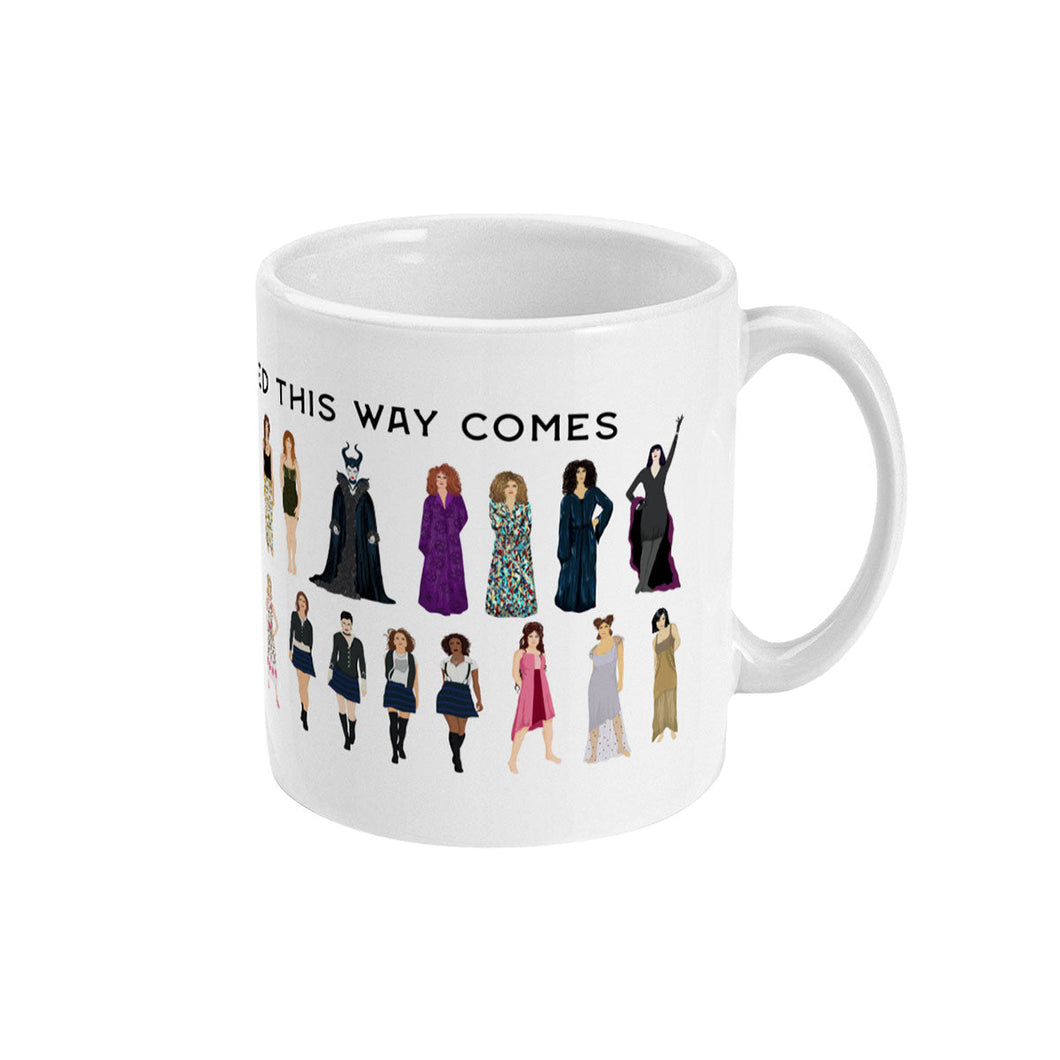 Something Wicked This Way Comes Mug-Feminist Apparel, Feminist Gift, Feminist Coffee Mug, 11oz White Ceramic-The Spark Company