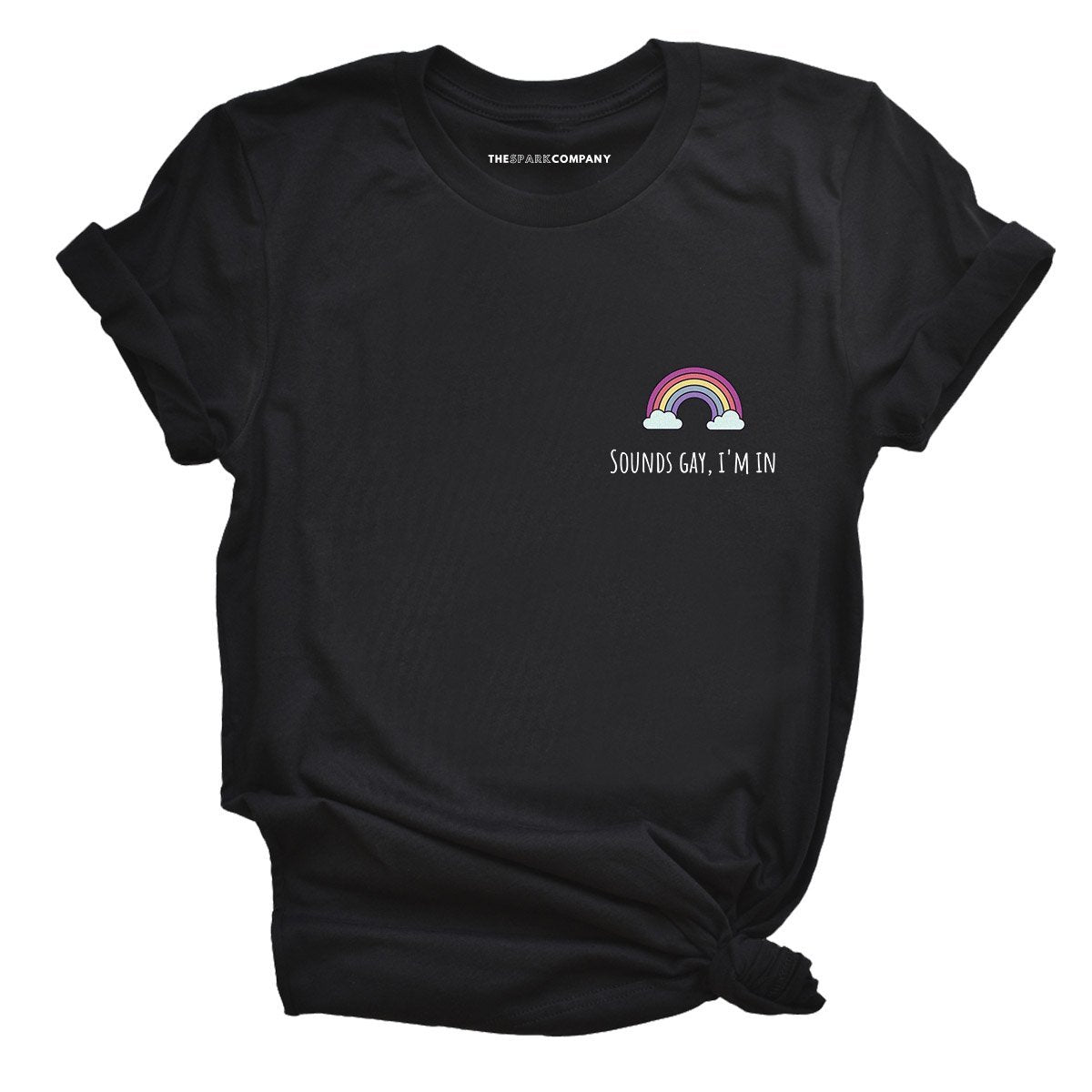 Sounds Gay, I'm In Corner T-Shirt-LGBT Apparel, LGBT Clothing, LGBT T Shirt, BC3001-The Spark Company