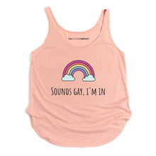 Load image into Gallery viewer, Sounds Gay I&#39;m In Festival Tank Top-LGBT Apparel, LGBT Clothing, LGBT Vest, NL5033-The Spark Company