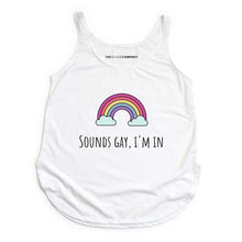 Load image into Gallery viewer, Sounds Gay I&#39;m In Festival Tank Top-LGBT Apparel, LGBT Clothing, LGBT Vest, NL5033-The Spark Company