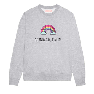 Sounds Gay, I'm In Sweatshirt-LGBT Apparel, LGBT Clothing, LGBT Sweatshirt, JH030-The Spark Company