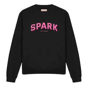 Spark Varsity Sweatshirt-Feminist Apparel, Feminist Clothing, Feminist Sweatshirt, JH030-The Spark Company