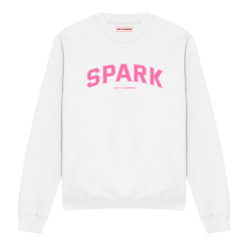 Spark Varsity Sweatshirt-Feminist Apparel, Feminist Clothing, Feminist Sweatshirt, JH030-The Spark Company