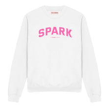 Load image into Gallery viewer, Spark Varsity Sweatshirt-Feminist Apparel, Feminist Clothing, Feminist Sweatshirt, JH030-The Spark Company