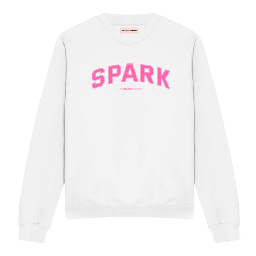 Spark Varsity Sweatshirt-Feminist Apparel, Feminist Clothing, Feminist Sweatshirt, JH030-The Spark Company