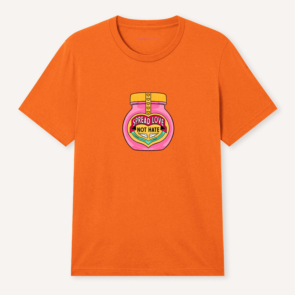 Spread Love Not Hate T-Shirt-Feminist Apparel, Feminist Clothing, Feminist T Shirt, BC3001-The Spark Company