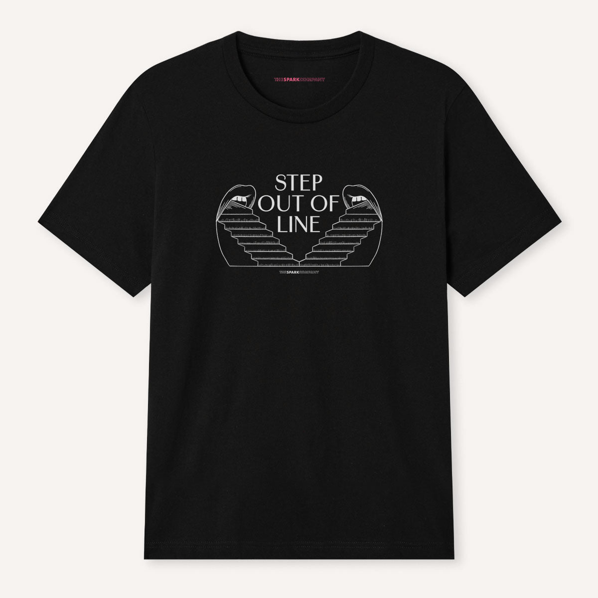 Step Out Of Line T-Shirt-LGBT Apparel, LGBT Clothing, LGBT T Shirt, BC3001-The Spark Company