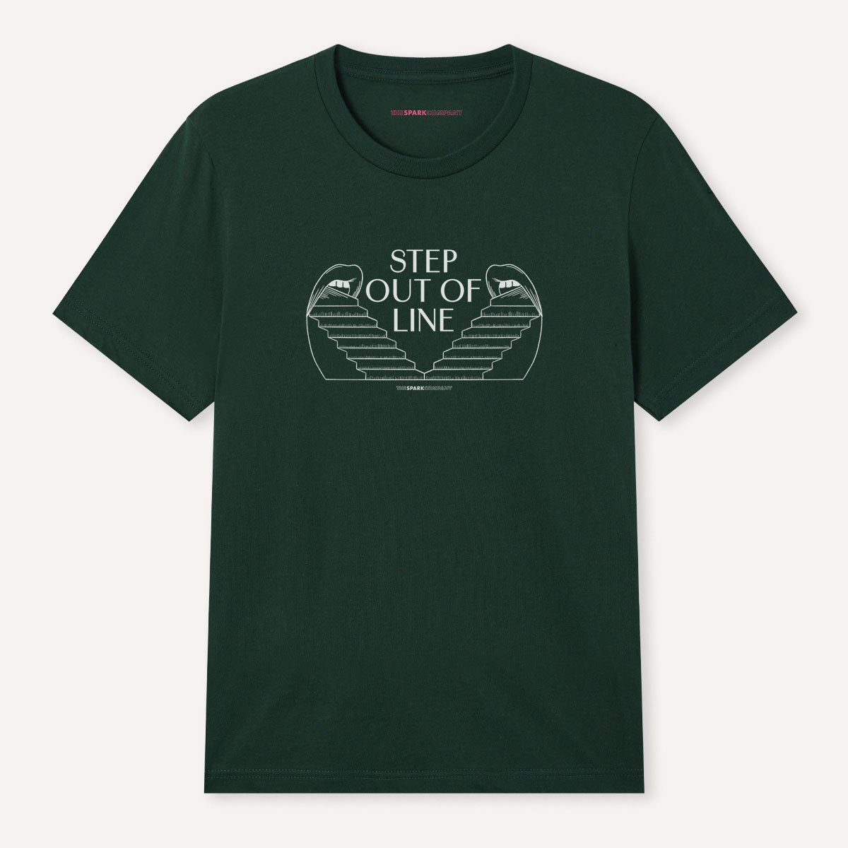 Step Out Of Line T-Shirt-LGBT Apparel, LGBT Clothing, LGBT T Shirt, BC3001-The Spark Company