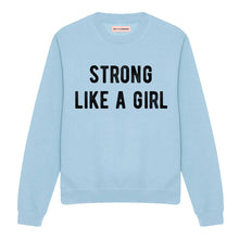 Load image into Gallery viewer, Strong Like A Girl Sweatshirt-Feminist Apparel, Feminist Clothing, Feminist Sweatshirt, JH030-The Spark Company