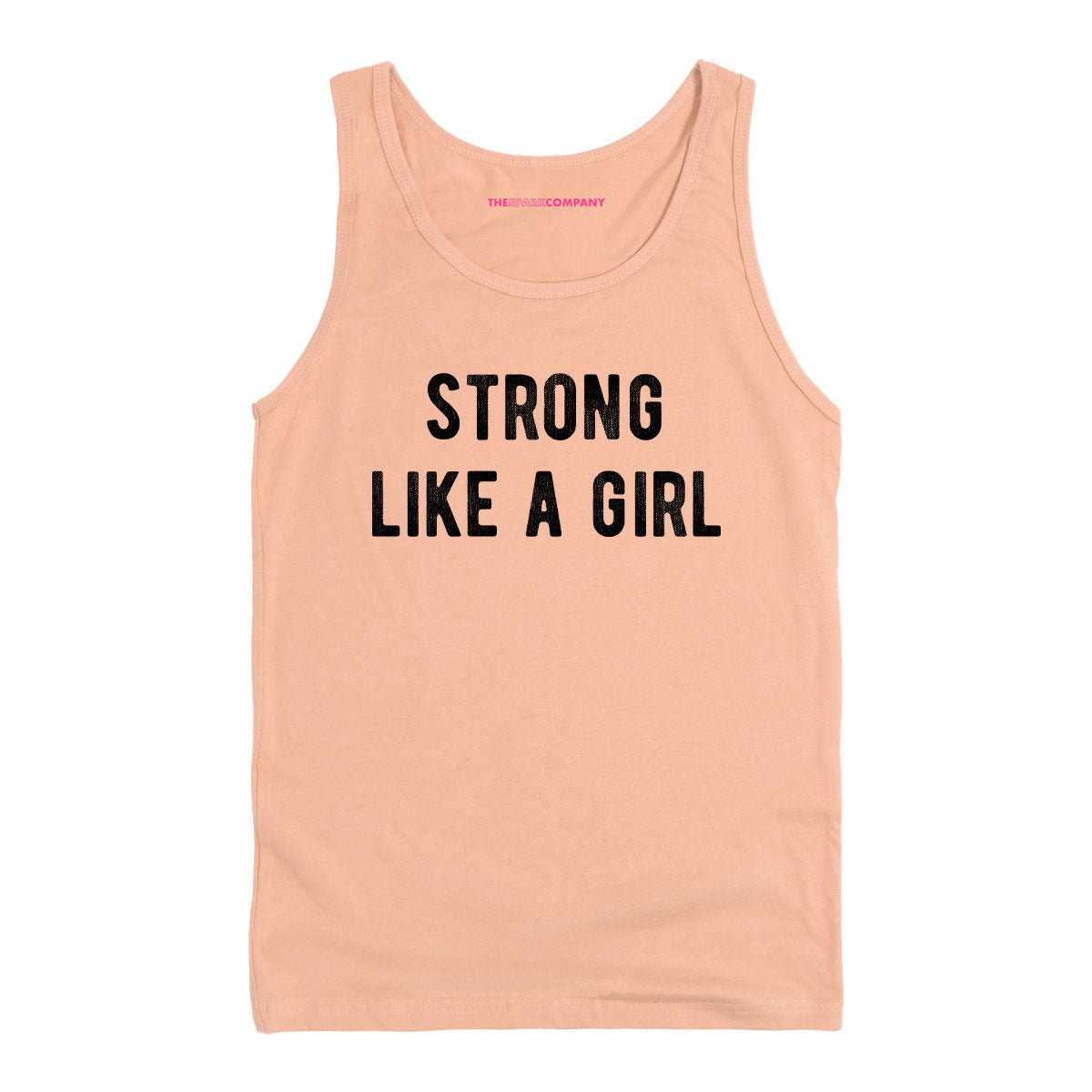 Strong Like A Girl Tank Top-Feminist Apparel, Feminist Clothing, Feminist Tank, 03980-The Spark Company