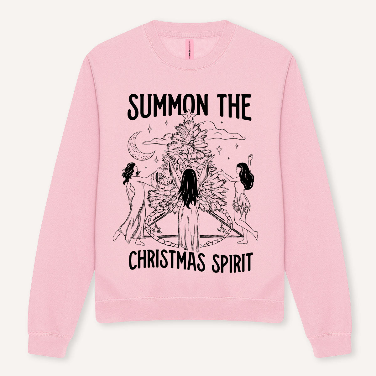 Summon The Christmas Spirit Ugly Christmas Jumper-Feminist Apparel, Feminist Clothing, Feminist Sweatshirt, JH030-The Spark Company