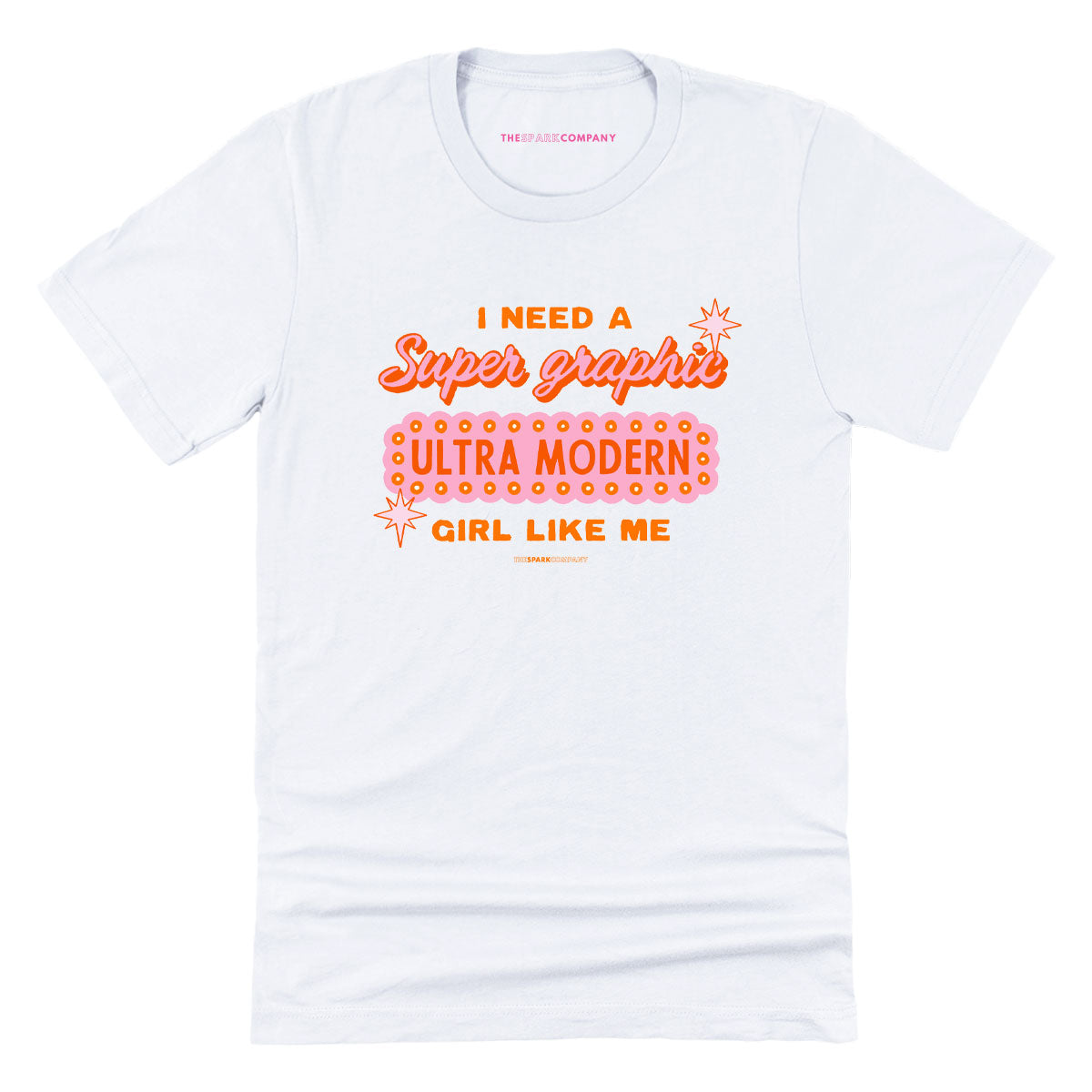 Super Graphic Ultra Modern Girl T-Shirt-Feminist Apparel, Feminist Clothing, Feminist T Shirt, BC3001-The Spark Company