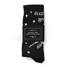 Load image into Gallery viewer, Support Your Local Coven Socks-Feminist Apparel, Feminist Clothing, Feminist Socks-The Spark Company