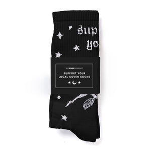 Support Your Local Coven Socks-Feminist Apparel, Feminist Clothing, Feminist Socks-The Spark Company