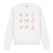 Load image into Gallery viewer, Talk To The Hand &#39;Cause The Face Ain&#39;t Listening Sweatshirt-Feminist Apparel, Feminist Clothing, Feminist Sweatshirt, JH030-The Spark Company