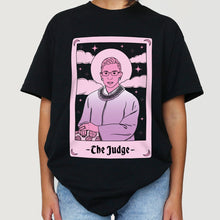 Load image into Gallery viewer, Tarot: The Judge T-Shirt-Feminist Apparel, Feminist Clothing, Feminist T Shirt, BC3001-The Spark Company