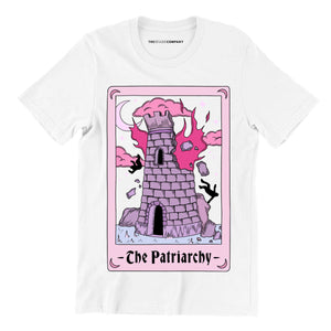 Tarot: The Patriarchy T-Shirt-Feminist Apparel, Feminist Clothing, Feminist T Shirt, BC3001-The Spark Company