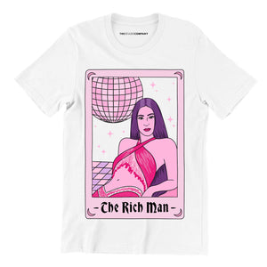 Tarot: The Rich Man T-Shirt-Feminist Apparel, Feminist Clothing, Feminist T Shirt, BC3001-The Spark Company