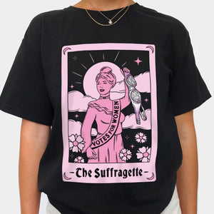 Tarot: The Suffragette T-Shirt-Feminist Apparel, Feminist Clothing, Feminist T Shirt, BC3001-The Spark Company